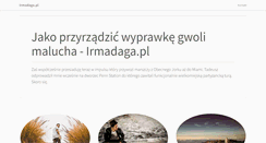 Desktop Screenshot of irmadaga.pl