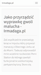 Mobile Screenshot of irmadaga.pl